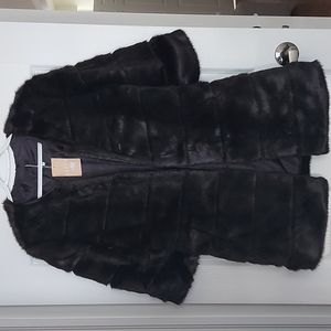 Faux fur coat